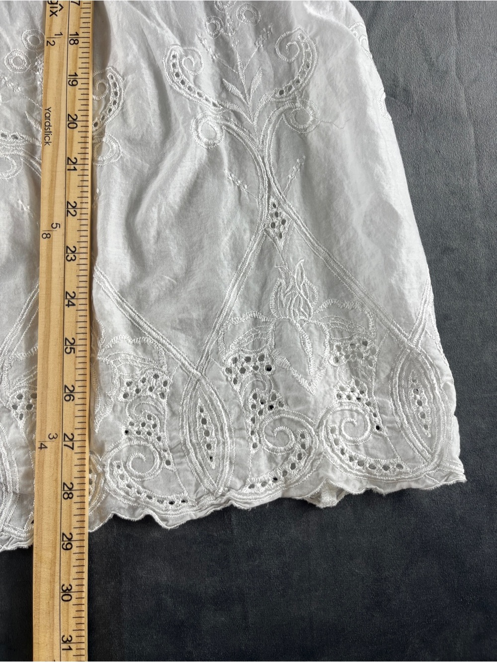 Coldwater Creek Women's Embroidered Tunic Peasant BOHO White Blouse Size 2X - Picture 7 of 13